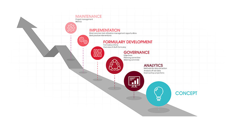 Stewardship roadmap, concept, analytics, governance, formulary, implementation, maintenance
